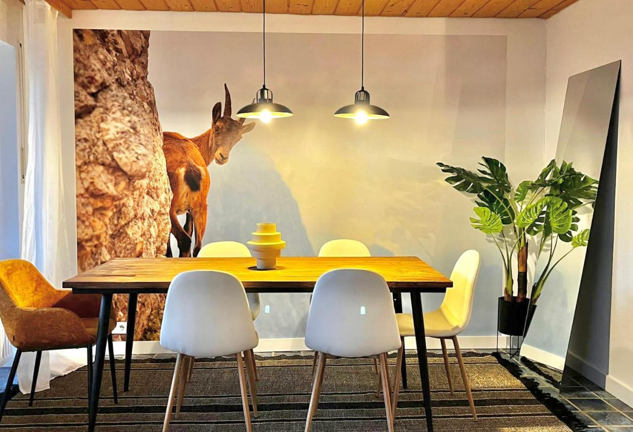 Maisonettewohnung Steinbock Mit Bergblick バイリッシュツェル エクステリア 写真